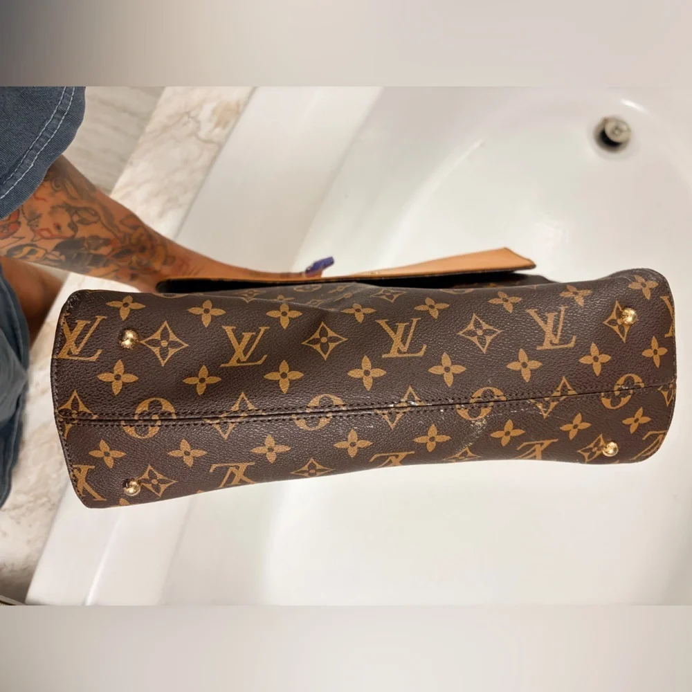Monogram Brea Small Monogram Canvas Brown Briefcase